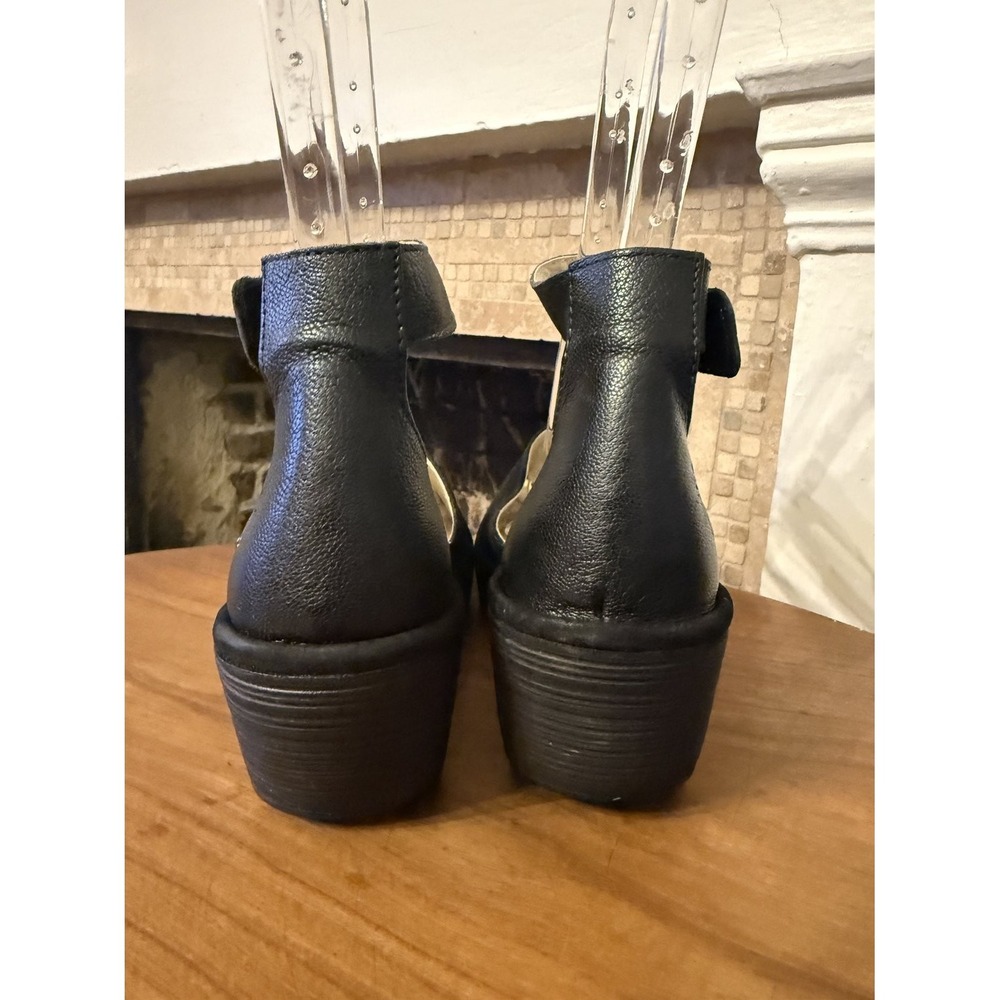 Fly London Yake Women's Sandal EU 41 Black Ankle Strap Open Toe EUC - Picture 4 of 7